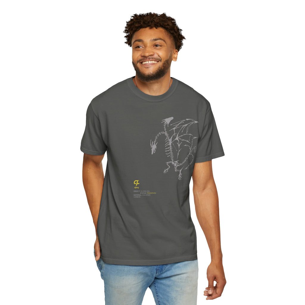 Skeleton Garment Dyed Short Sleeve T-Shirt