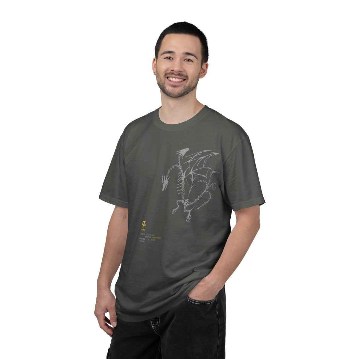 Skeleton Garment Dyed Short Sleeve T-Shirt
